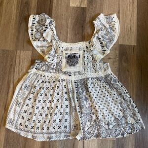 Muche Muchette NWT Boho Hippie Laced Summer Sleeveless One Size Women Top